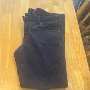 Women’s gray corduroy pants